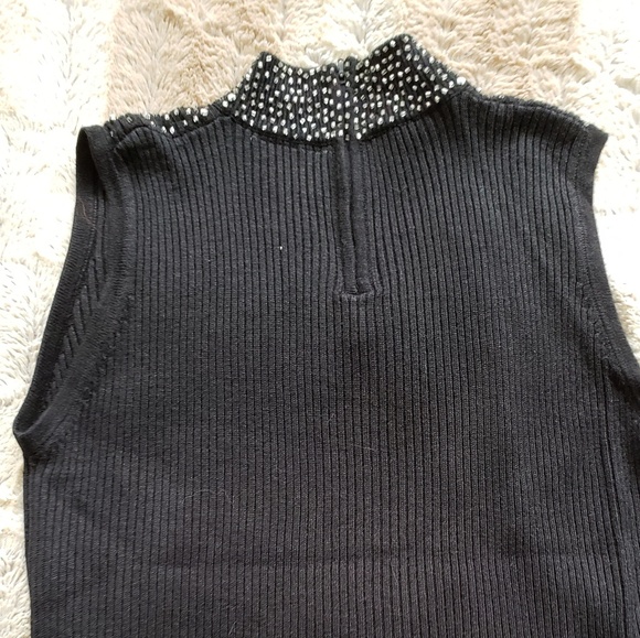 JOYCE BLACK TURTLE NECK SWEATER ...SIZE S - Picture 5 of 6